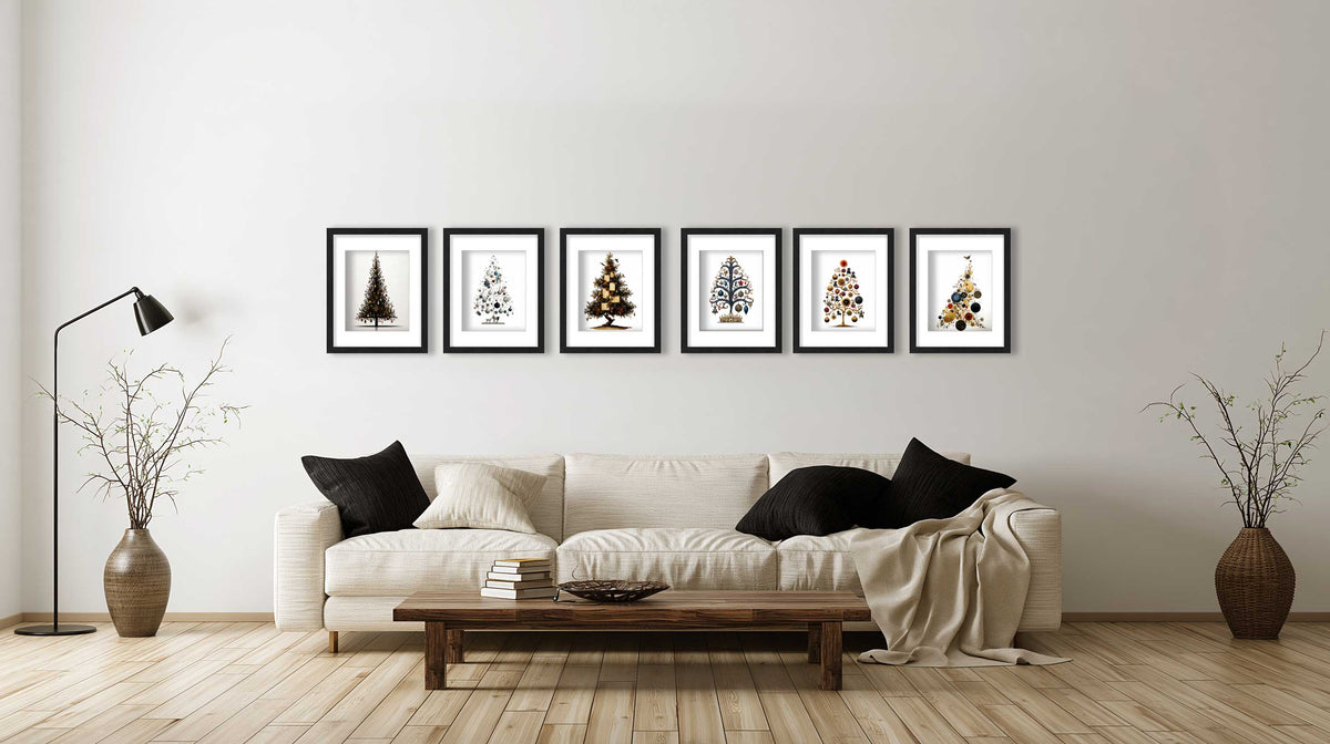 The Changing Gallery: Holiday Trees Art Portfolio | 20 Artworks to Cut Out & Frame