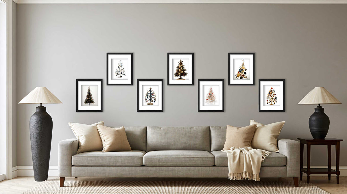 The Changing Gallery: Holiday Trees Art Portfolio | 20 Artworks to Cut Out & Frame